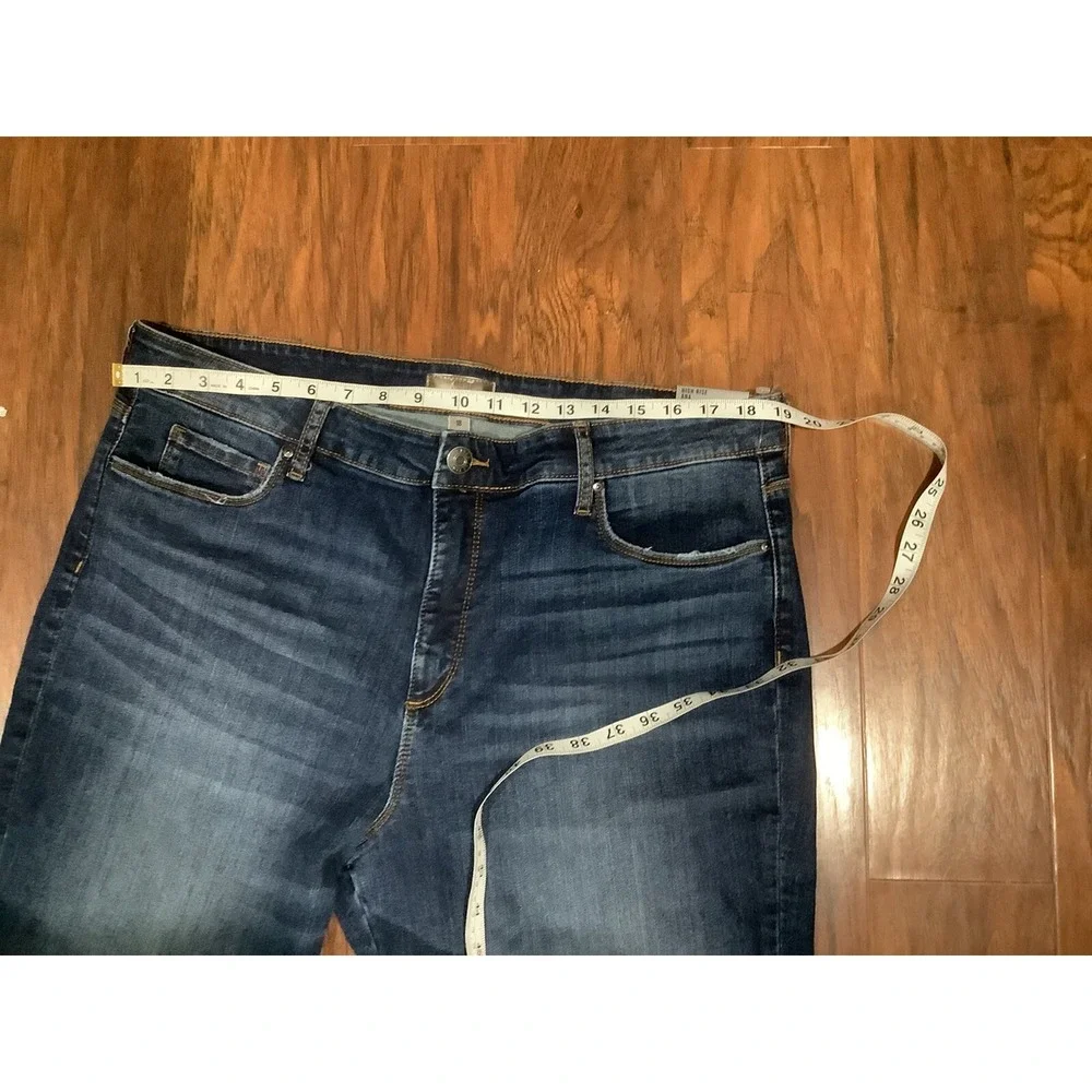 Kut from the Kloth Womens Jeans Blue Ana High Rise FAB AB Flare Size 18